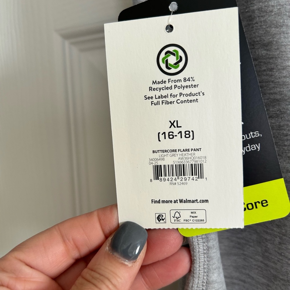 Athletic Works Heather Gray Leggings - Picture 6 of 6